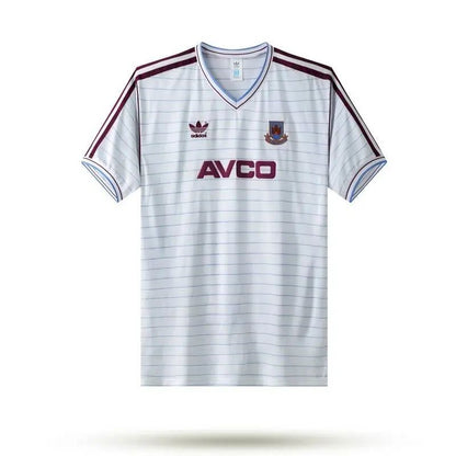Camisa retrô reserva do West Ham United de 1986