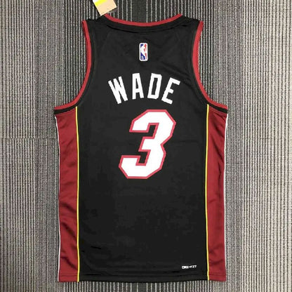 Camisa preta masculina Dwyane Wade Team – Edição de 75º aniversário