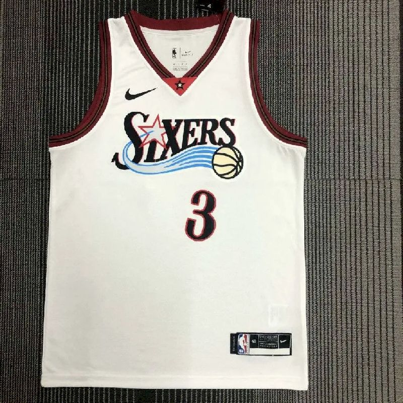 Camisa Allen Iverson Retro Team Masculina Branca