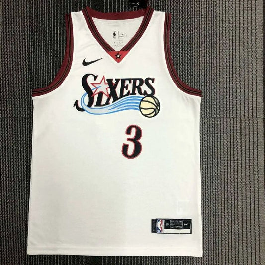 Camisa Allen Iverson Retro Team Masculina Branca