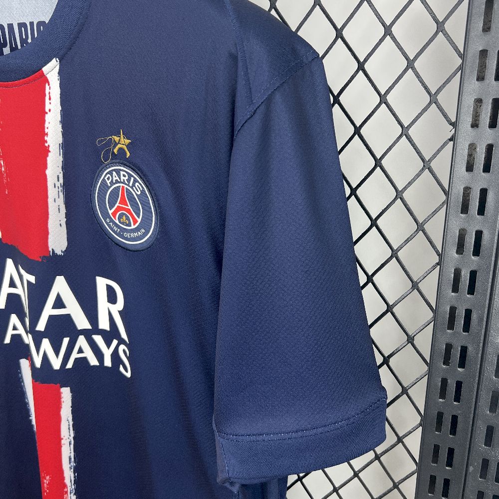 Paris Saint-Germain 2024/25 Home Jersey With Stars