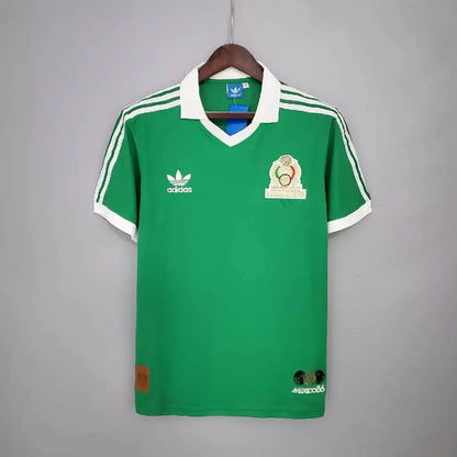 Camisa retrô da seleção do México para a Copa do Mundo de 1986