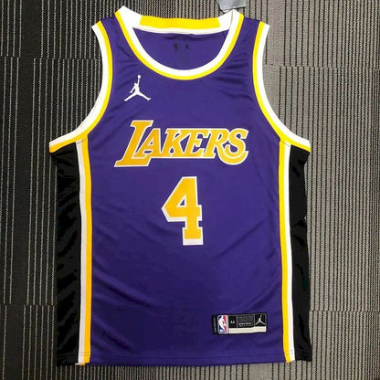 Camisa masculina Rajon Rondo 2020-21 roxa Swingman versão jogador – Edição Statement