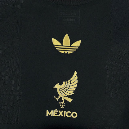 Men's Mexico 2025/26 Gold- Black Jersey