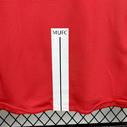 Camisa retrô de mangas compridas Manchester United 2007/08 Home UCL