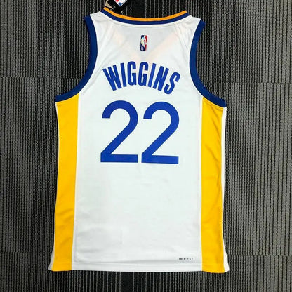 Camisa branca masculina Andrew Wiggins Team – Edição de 75º aniversário