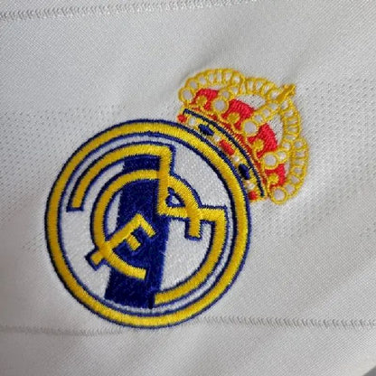 Camisa retrô manga comprida do Real Madrid 2017/18