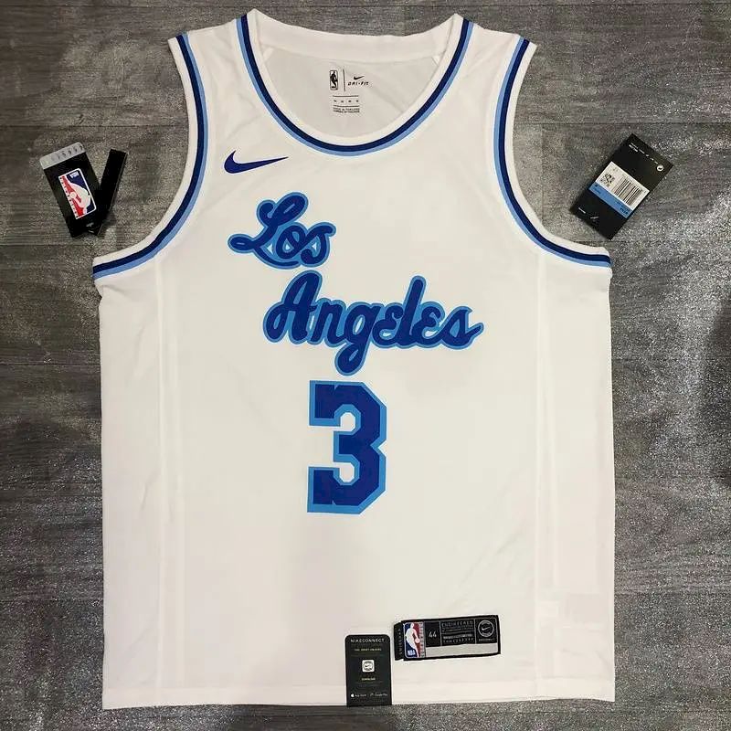 Camisa Anthony Davis Masculina Branca Versão Jogador – Edição Clássica Retro