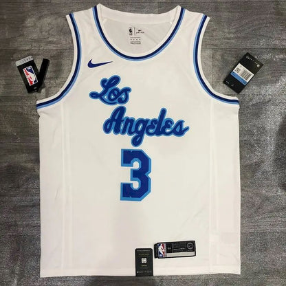 Camisa Anthony Davis Masculina Branca Versão Jogador – Edição Clássica Retro