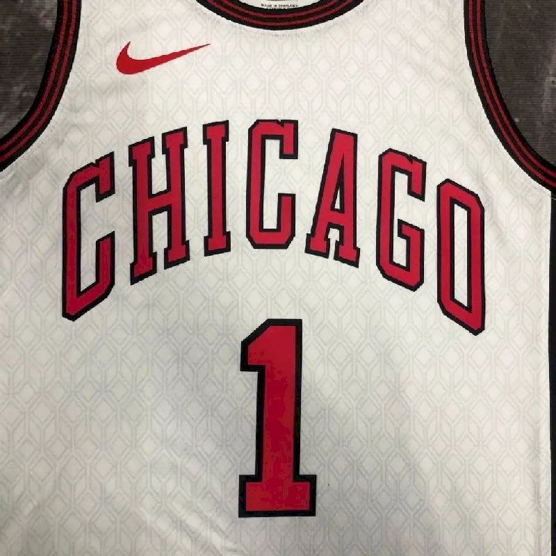 Camisa Derrick Rose Branca Masculina - Edição Cidade