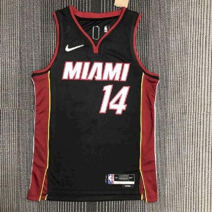 Camisa preta masculina Tyler Herro Team – Edição de 75º aniversário