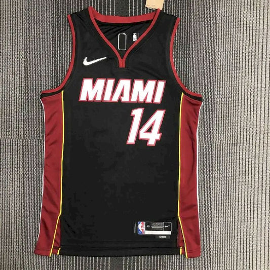 Camisa preta masculina Tyler Herro Team – Edição de 75º aniversário
