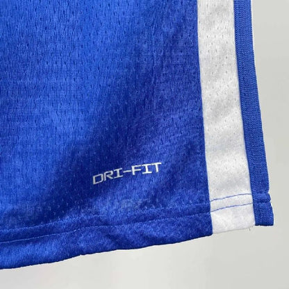 Camisa masculina Draymond verde e azul do time reserva