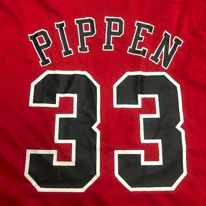 Camisa vermelha masculina Scottie Pippen – Edição retrô