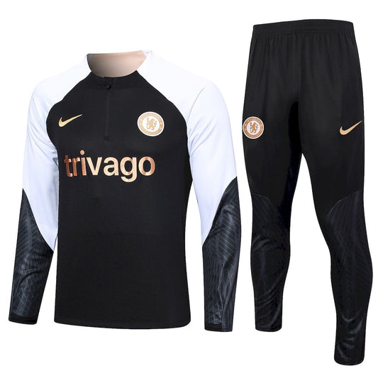 Suéter e calça Chelsea 2023/24 com zíper e meio zíper 815