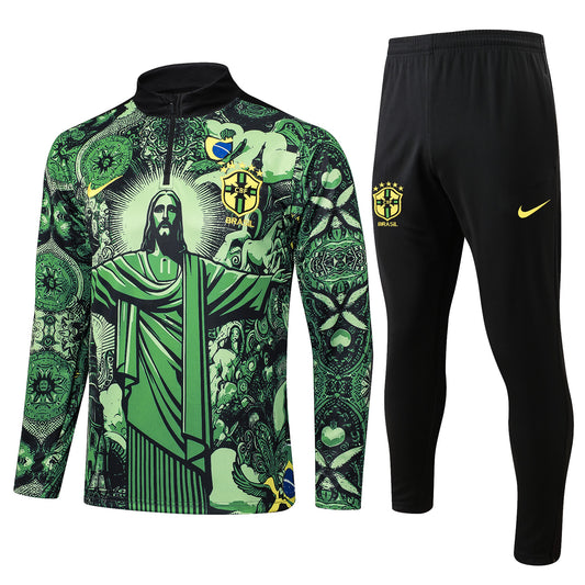 Brazil 2024/25 Half-Zip Adult Sweater+Pant 815