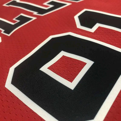 Camisa vermelha masculina Swingman Dennis Rodman – Edição Ícone