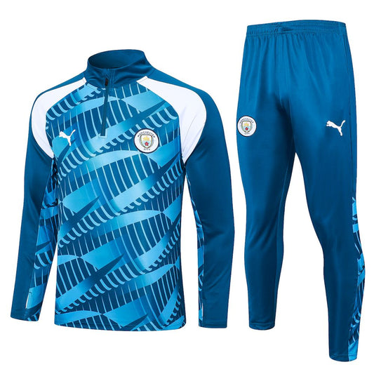 Manchester City 2024/25 Half-Zip Adult Sweater+Pant 815