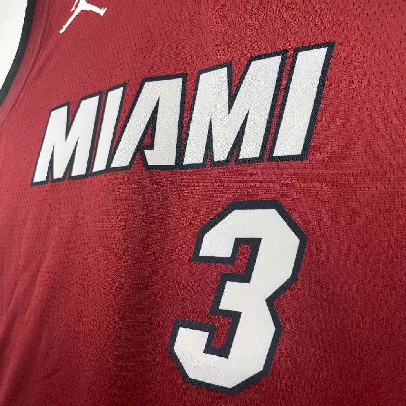 Men’s Dwyane Wade Red Team Jersey – Statement Edition