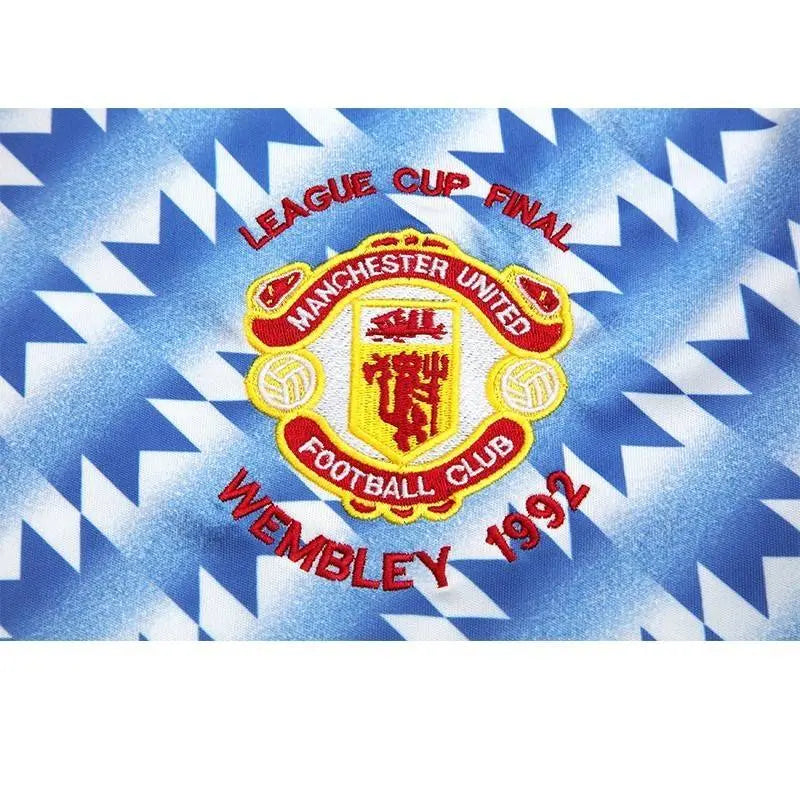 Camisa retrô de mangas compridas reserva do Manchester United 1990/92