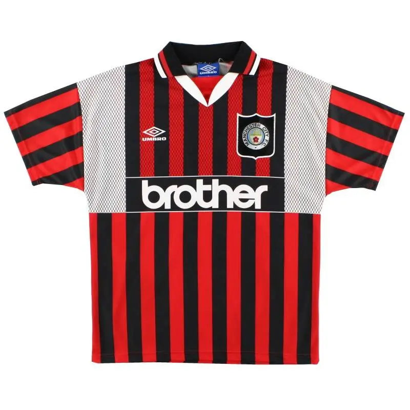 Camisa retrô reserva do Manchester City 1994/1996