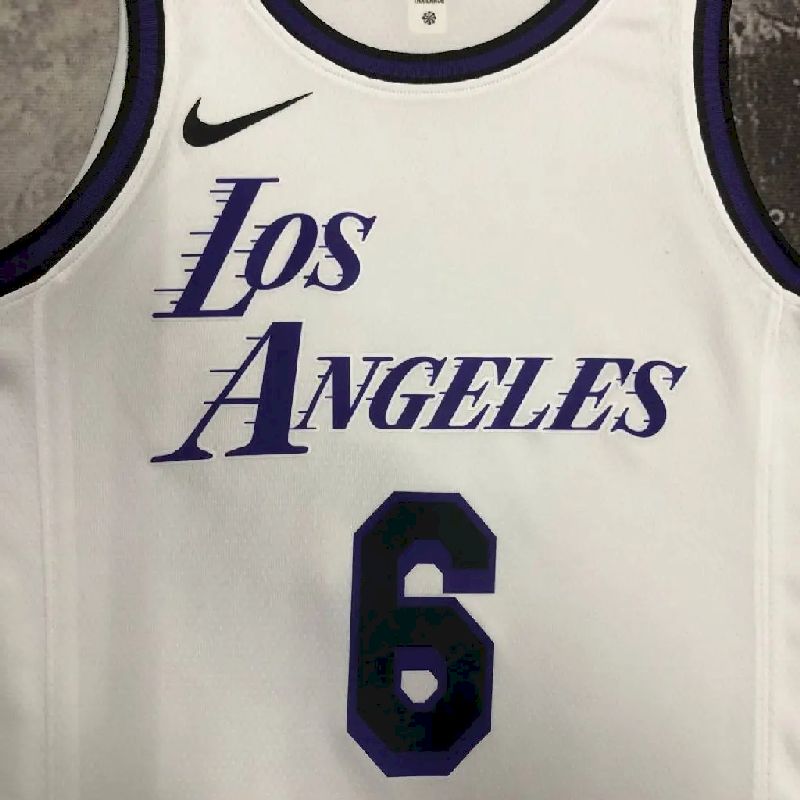 Men’s LeBron James White Team Jersey – City Edition