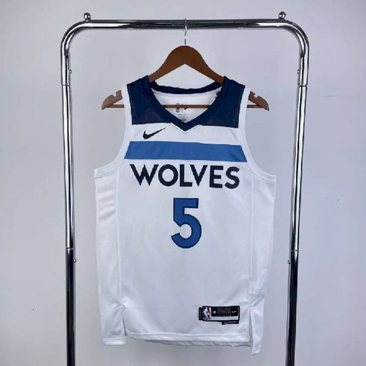 Camisa branca masculina Anthony Edwards 2023 do time titular