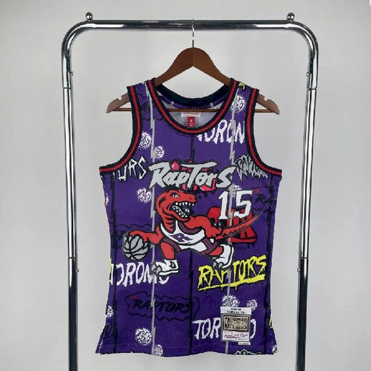 Men’s M&N 1998/99 Vince Carter Purple Retro Jersey