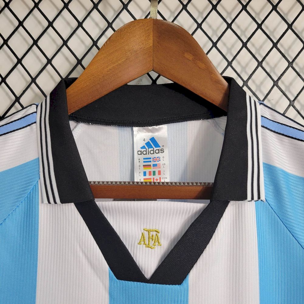 Argentina 1998 Home Retro Jersey