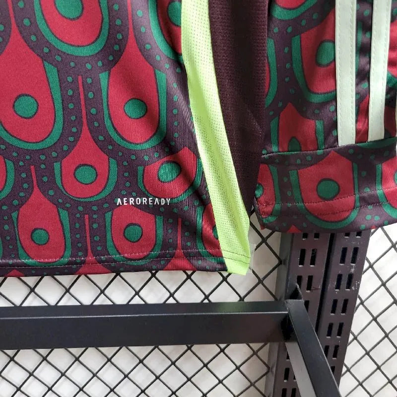 Men's Mexico 2024/25 Home Long Sleeve Jersey