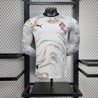 Portugal 2025/26 Away Long Sleeves Jersey Player Version