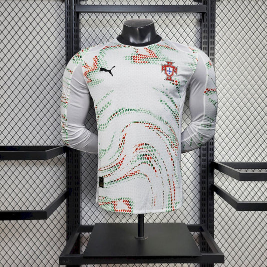 Portugal 2025/26 Away Long Sleeves Jersey Player Version
