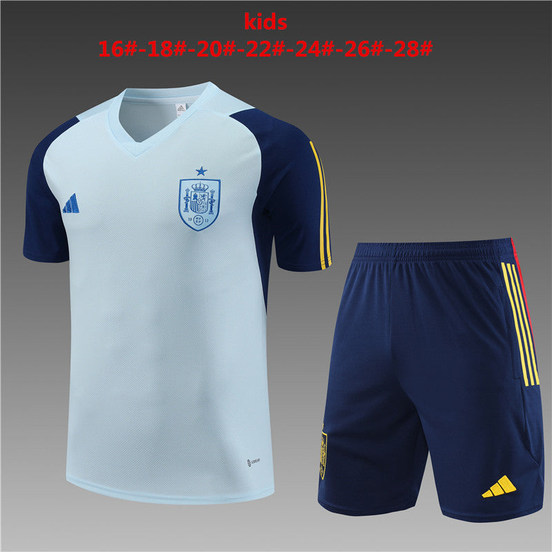 Camisa e short infantil Espanha 2024/25 14001