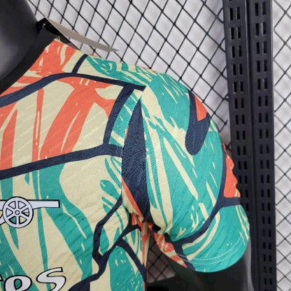 Camisa de treino pré-jogo do Arsenal 2024/25, versão jogador