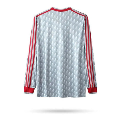 Camisa retrô de mangas compridas reserva do Liverpool 1989/91