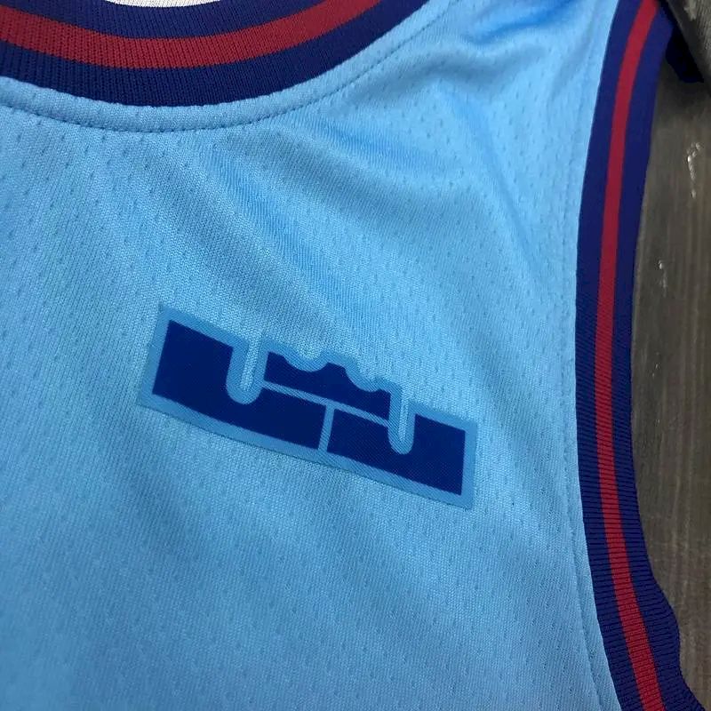 Men’s LeBron James Blue Swingman Player Version Jersey – Movie Edition