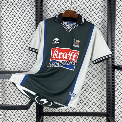 Camisa retrô alternativa do Real Sociedad 2000/02