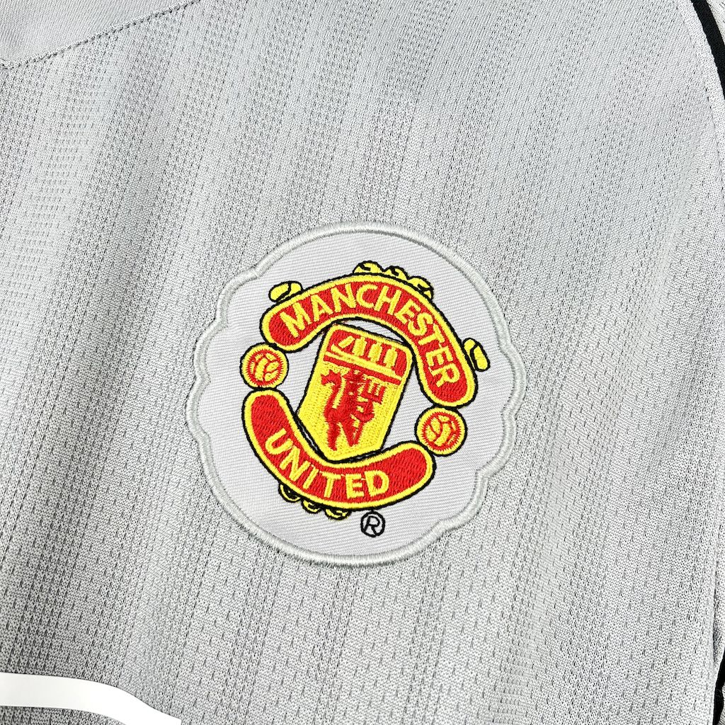 Manchester United 2007/08 Grey Goalkeeper Long Sleeves Retro Jersey