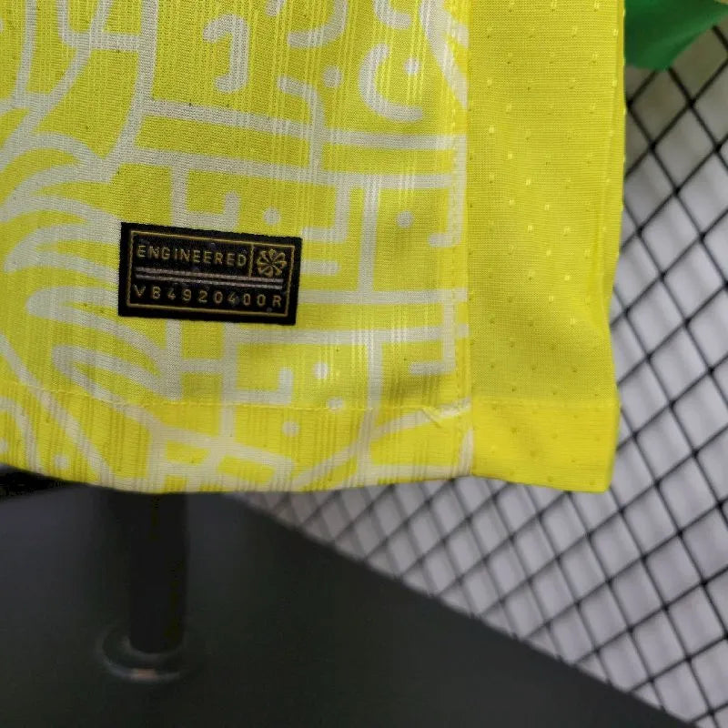 Men's Brazil 2024/25 Home Long Sleeve Jersey Player Version