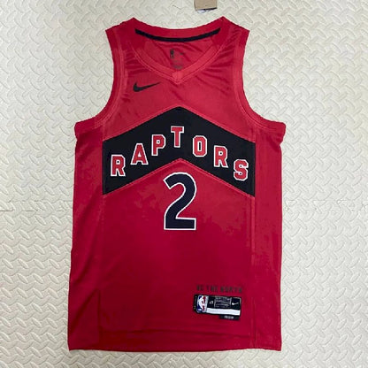 Camisa vermelha reserva masculina Kawhi Leonard