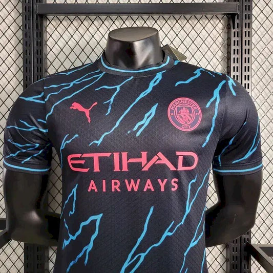 Camisa Terceira do Manchester City 2023/24 Versão Jogador
