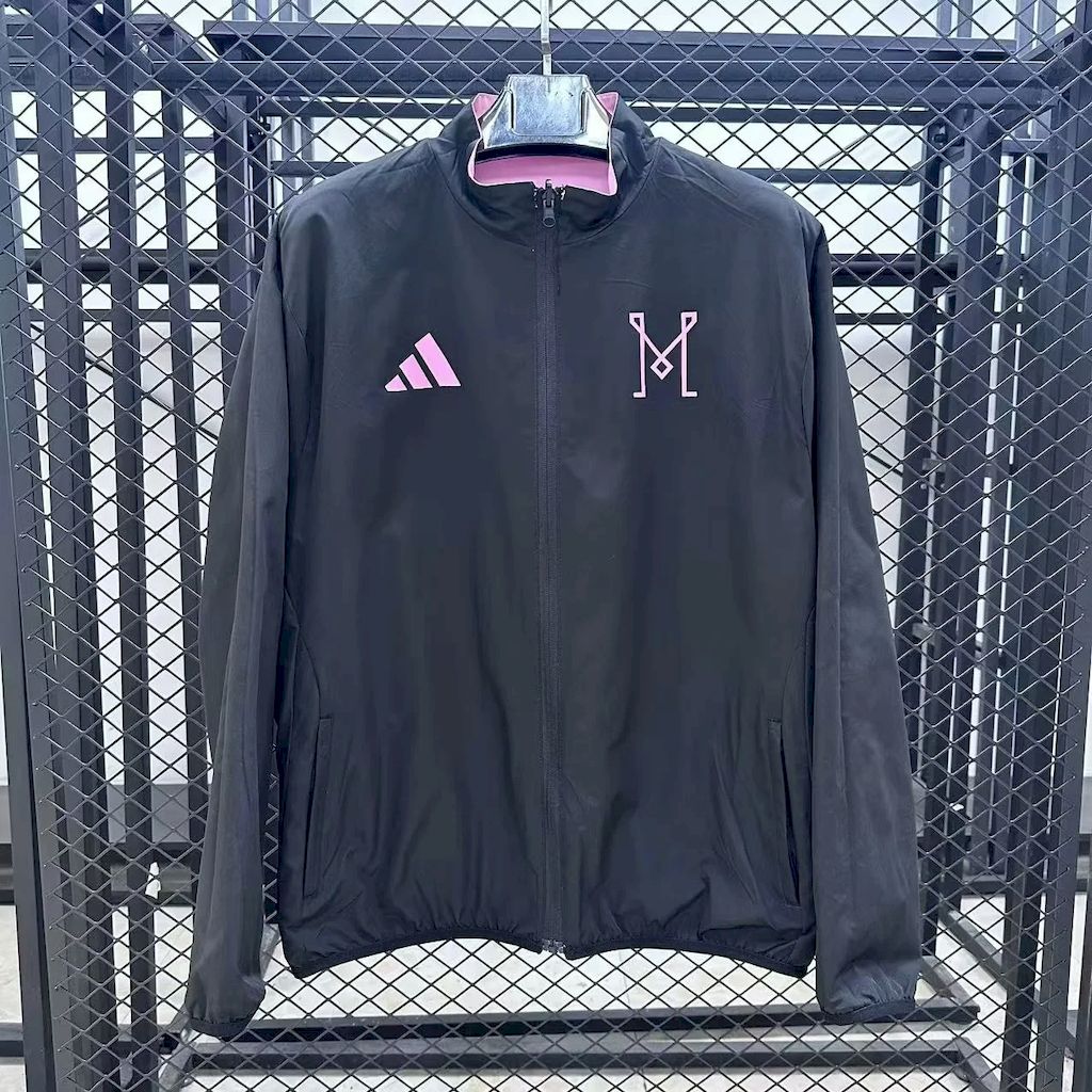 Corta-vento Inter Miami 2025/26 Preto Rosa (dupla face)