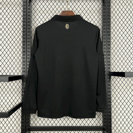 Ac Milan 2024/25 125Th Black Goalkeeper Long Sleeves Retro Jersey