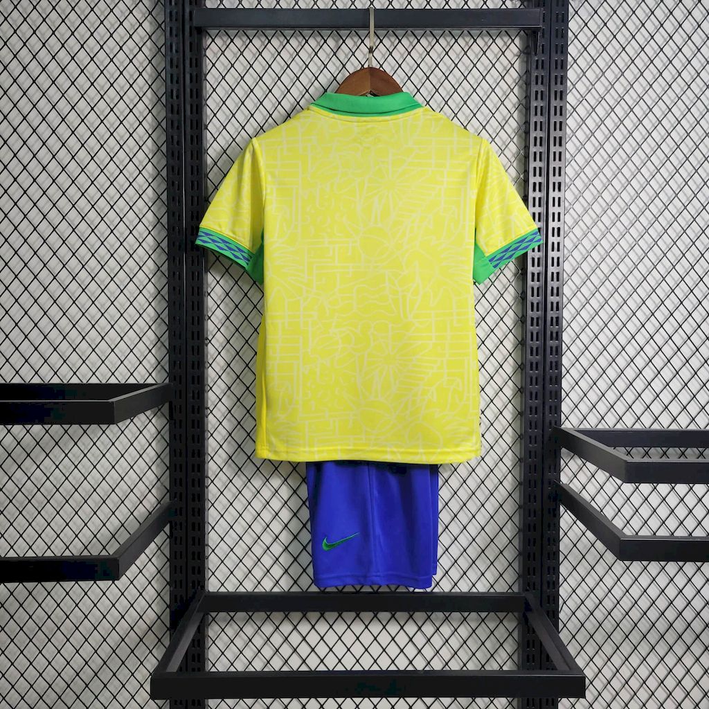 Kids Brazil 2024/25 Home Kit