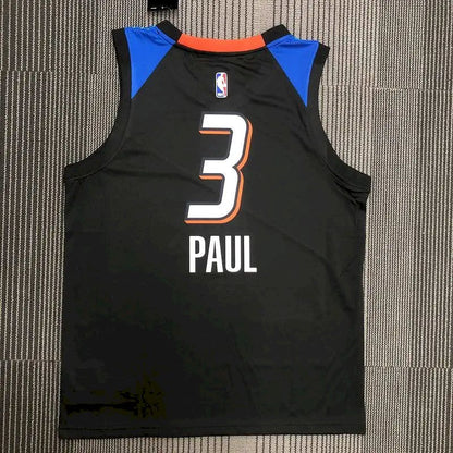 Camisa preta masculina Chris Paul Team – Edição City
