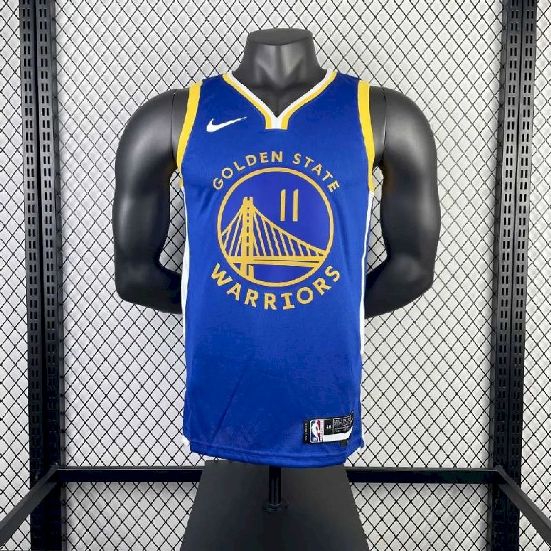 Camisa azul reserva masculina Klay Thompson