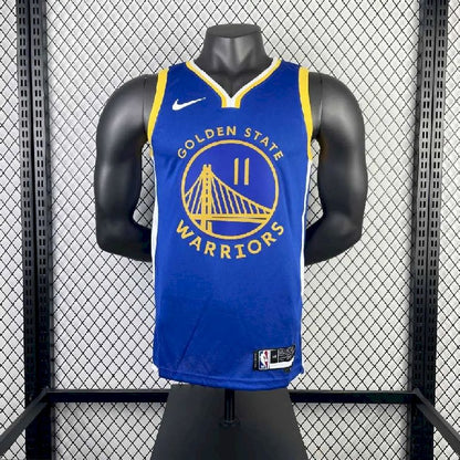 Camisa azul reserva masculina Klay Thompson