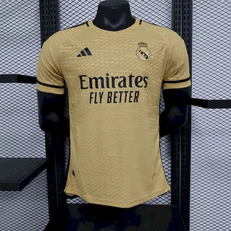 Camisa Real Madrid Edição Especial 2023/24 Versão Jogador Amarela