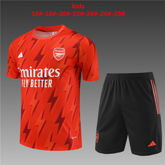 Camisa e short infantil de treino do Arsenal 2023/24 14001