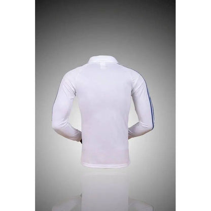Camisa retrô de mangas compridas do Real Madrid 2001/02 Home